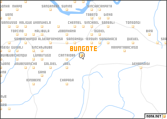 map of Bungótè