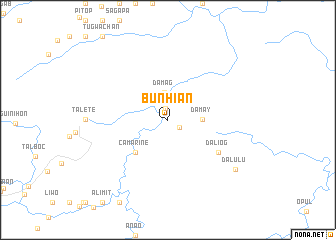 map of Bunhian