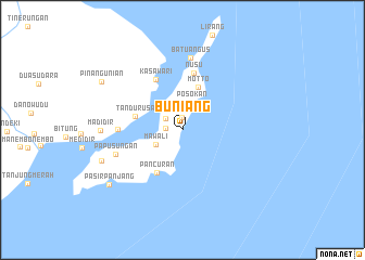 map of Buniang