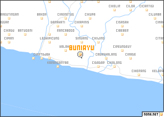 map of Buniayu