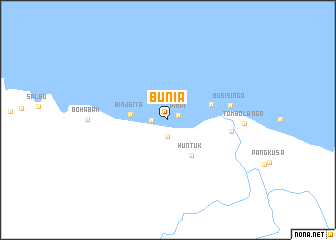 map of Bunia