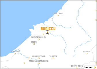 map of Buniccu