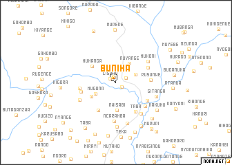 map of Buniha