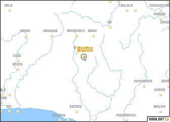 map of Buni-I