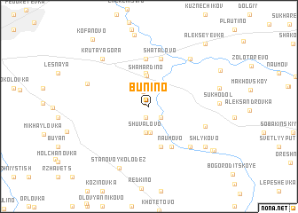 map of (( Bunino ))