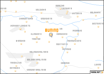 map of Bunino