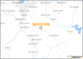 map of Buninyong