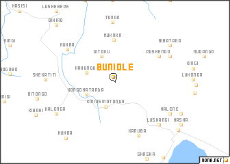 map of Buniole