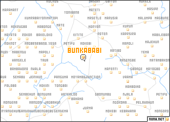 map of Bunkababi