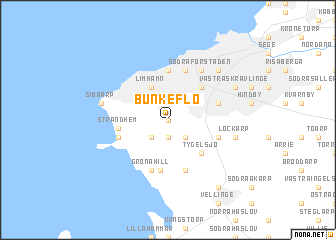 map of Bunkeflo