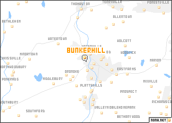 map of Bunker Hill