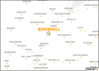 map of Bunker Hill