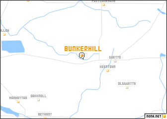 map of Bunker Hill