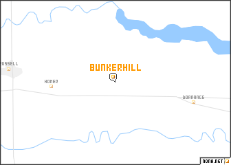 map of Bunker Hill