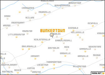 map of Bunkertown