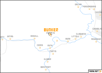 map of Bunker