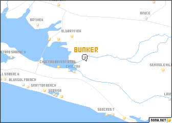 map of Bunker