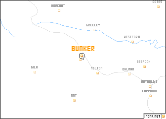 map of Bunker