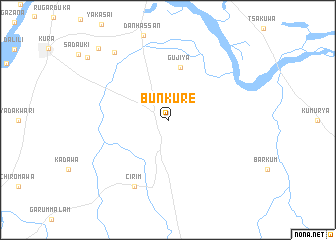 map of Bunkure