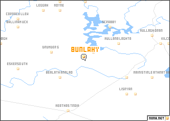 map of Bunlahy