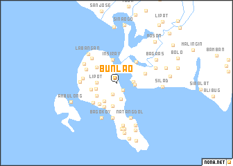 map of Bunlao