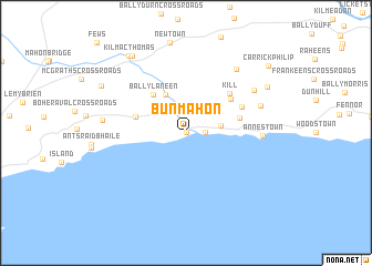 map of Bunmahon