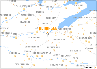 map of Bunnagee