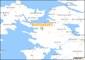 map of Bunnahowen