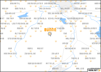 map of Bunne