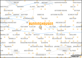 map of Bünninghausen