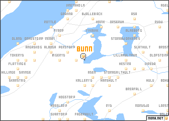 map of Bunn