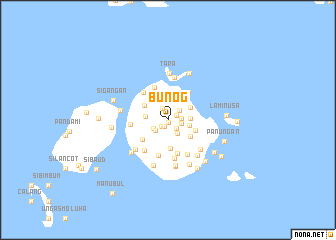 map of Bunog