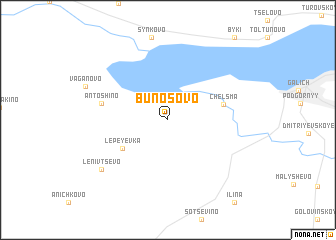 map of Bunosovo