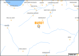 map of Bunot