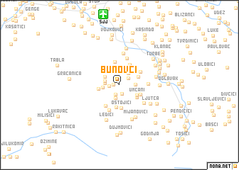 map of Bunovci