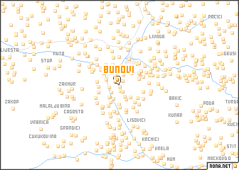 map of Bunovi