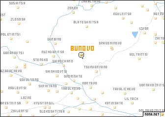 map of Bunovo