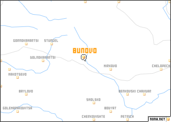 map of Bunovo