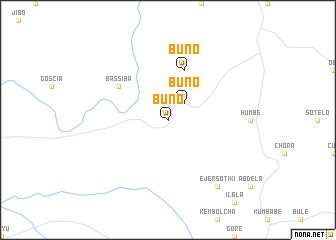 map of Buno