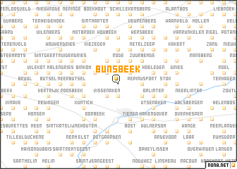 map of Bunsbeek