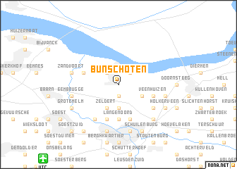 map of Bunschoten