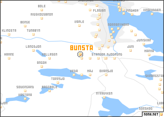 map of Bunsta