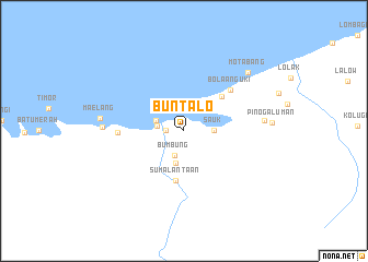 map of Buntalo