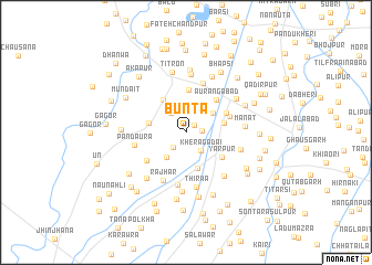 map of Būnta