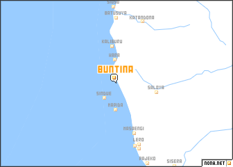 map of Buntina