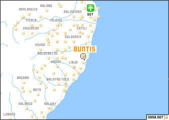 map of Buntis