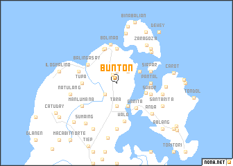 map of Bunton