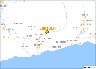 map of Buntulia