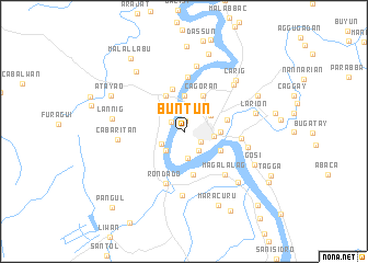 map of Buntun