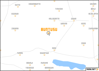 map of Buntusu